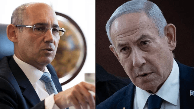ראש הממשלה בנימין נתניהו ונגיד בנק ישראל אמיר ירון